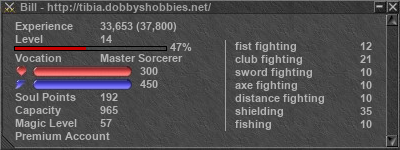 Signature for player Bill