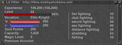 Signature for player Lil Hitler